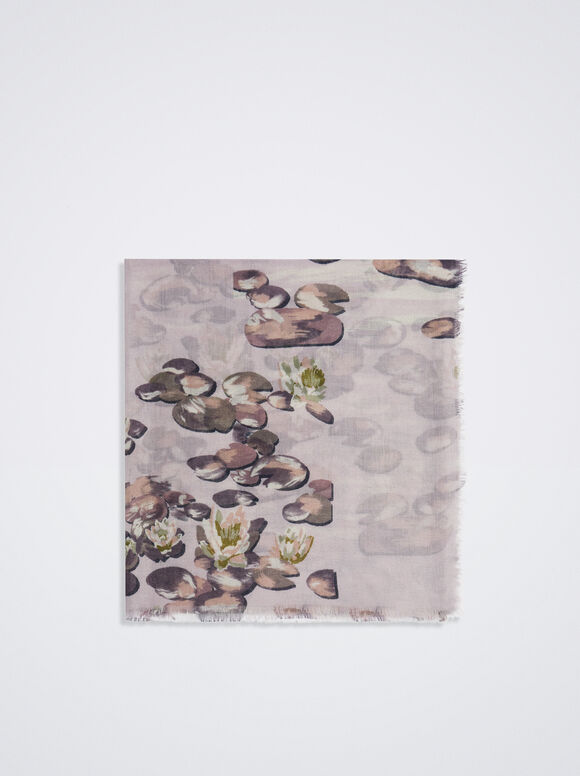 Pañuelo Con Estampado - Violeta
