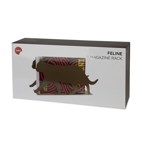 Porta-revistas Balvi cinza felino