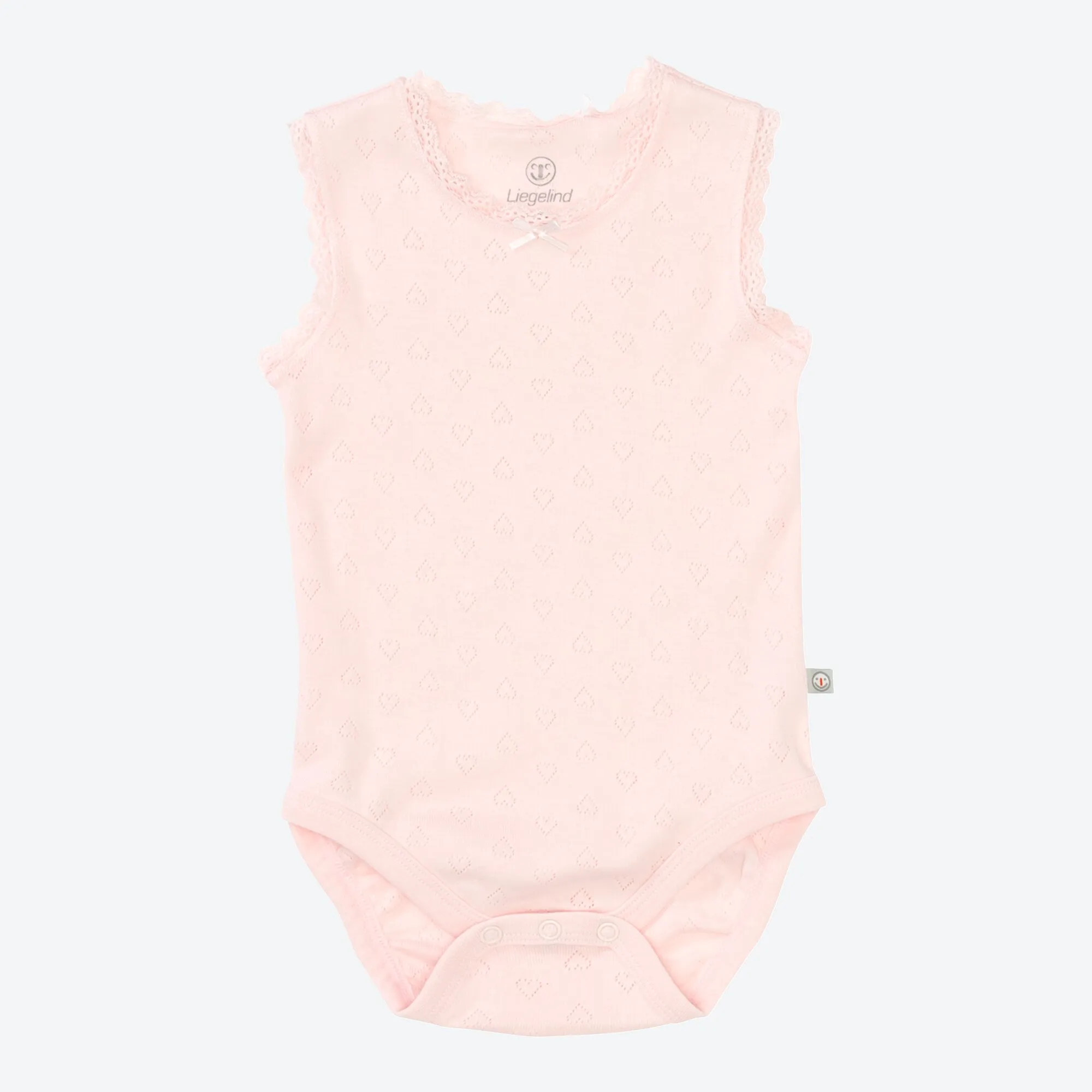 Baby-Mädchen-Body mit Herzmuster