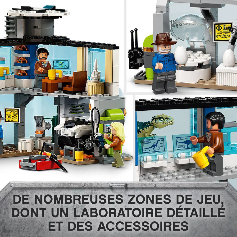 LEGO®JURASSIC WORLD™ 76949 - L'ATTAQUE DU GIGANOTOSAURUS ET DU THERIZINOSAURUS
