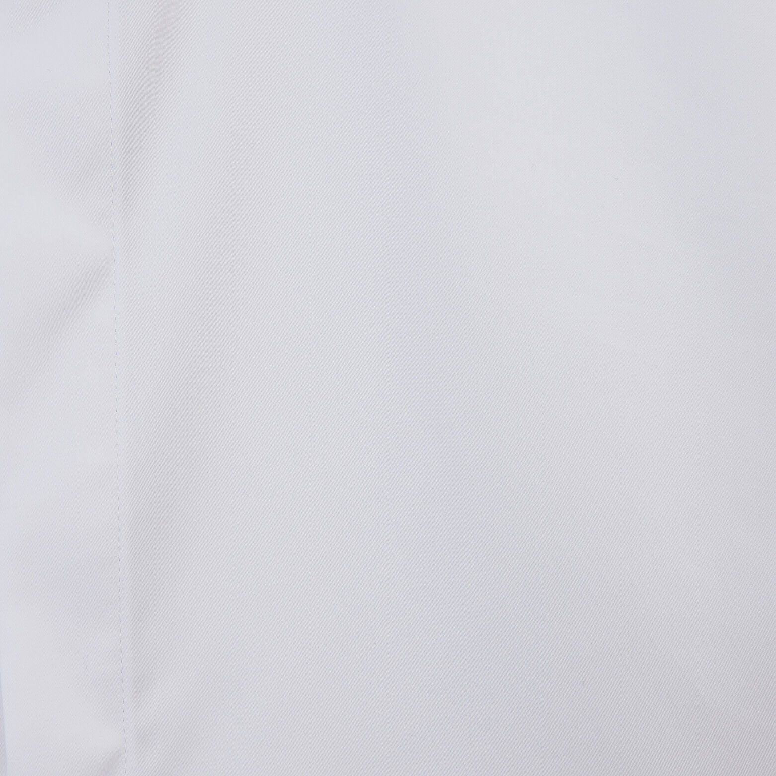 Chemise slim unie coton biologique satin Blanc
