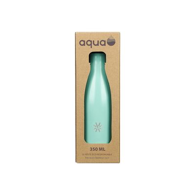 Aqua Pastel - Gourde Bouteille isotherme 350 ml - double paroi - disponible dans différentes couleurs - Viquel