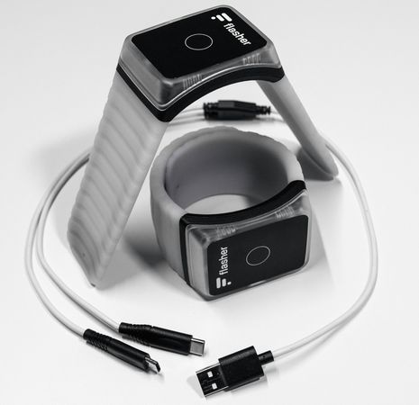 FLASHER ARMBAND Blinkerarmbänder  schwarz