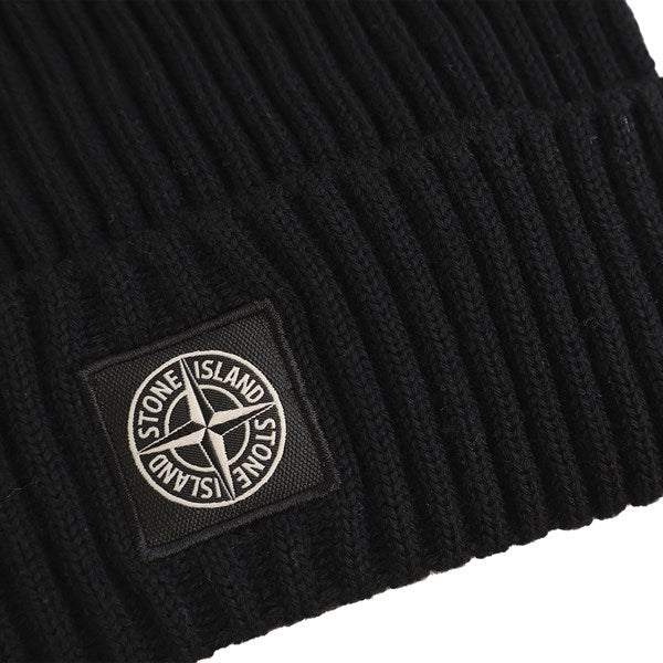 Kasket Black - Stone Island → Luksusbaby.dk