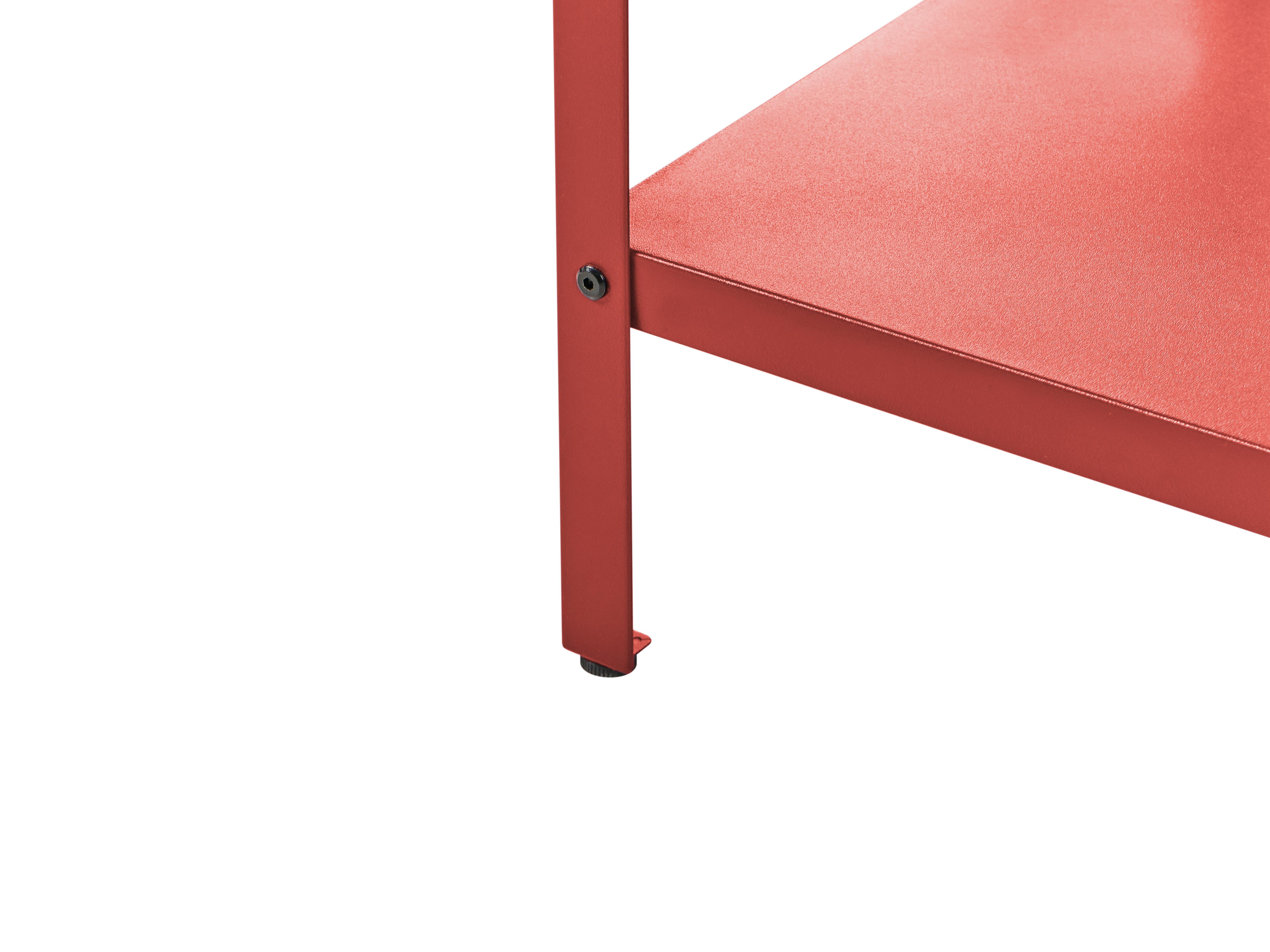 Tuin keukenset 2-delig met spoelbak VILAMA Metaal Rood