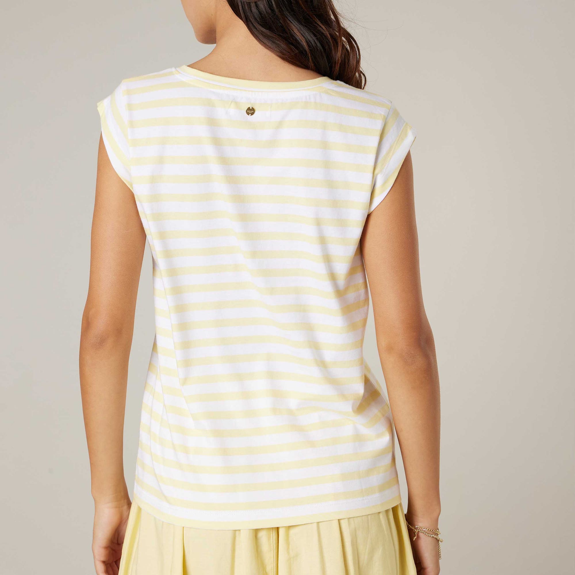 T-shirt Femme jaune