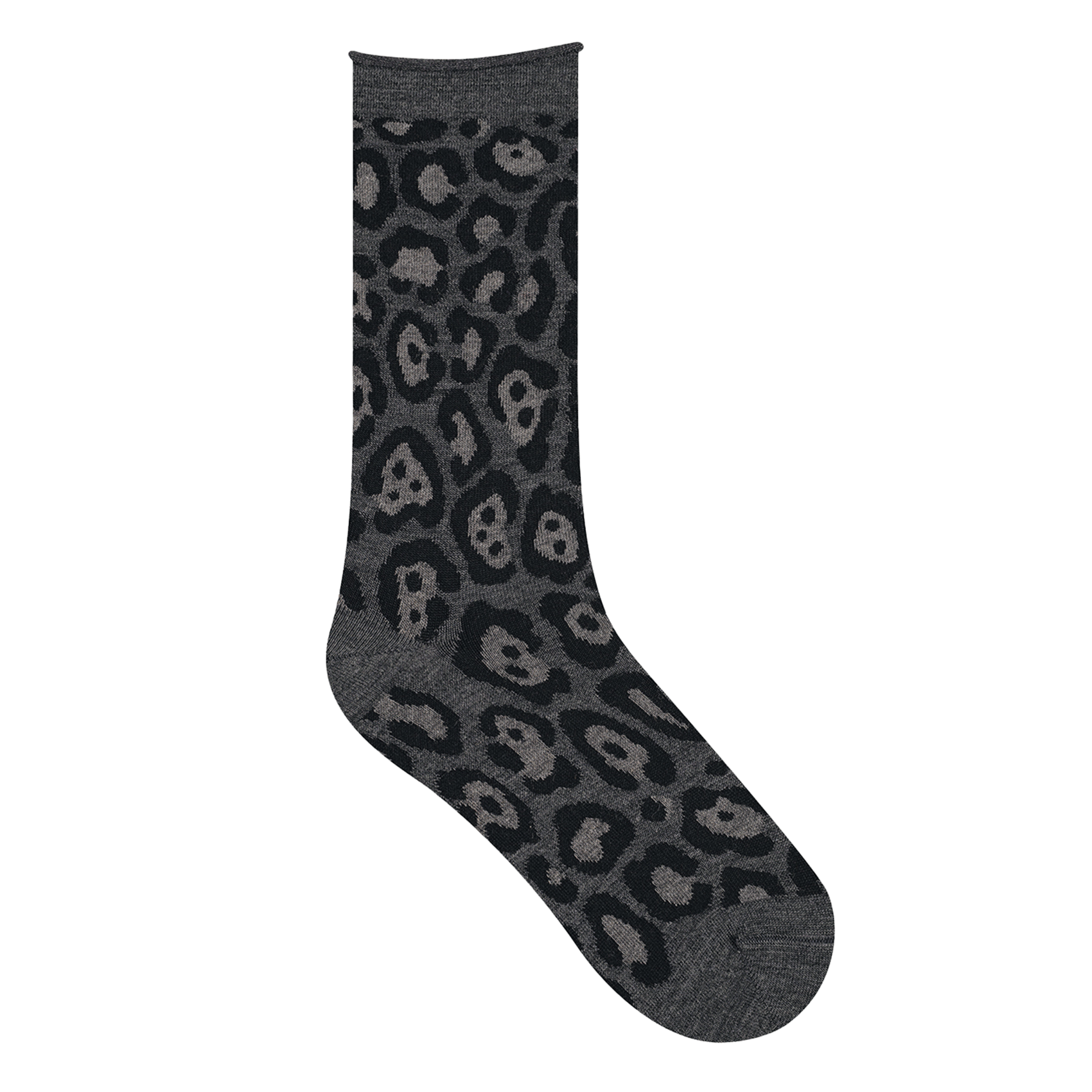 Chaussettes en laine mélangée| Gris