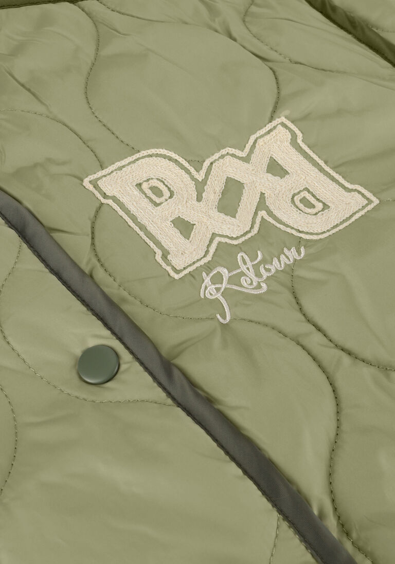 RETOUR groene retour gewatteerde jas flore