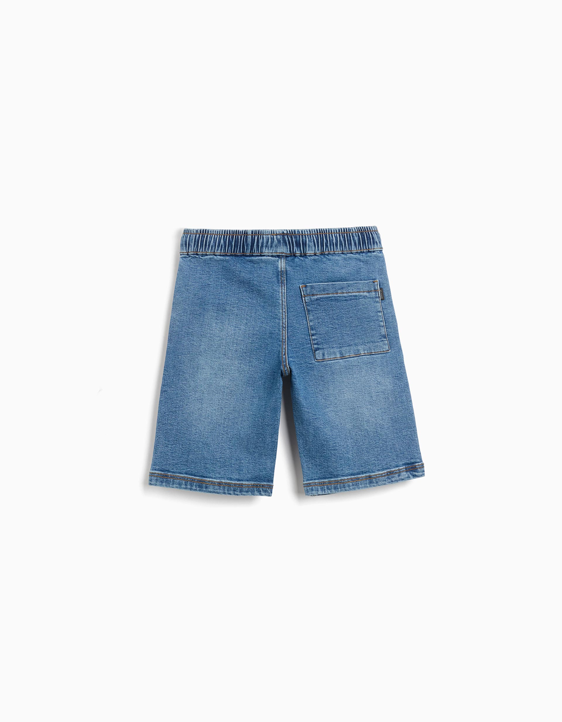 Calções Joggers de Ganga, Menino, Azul Claro