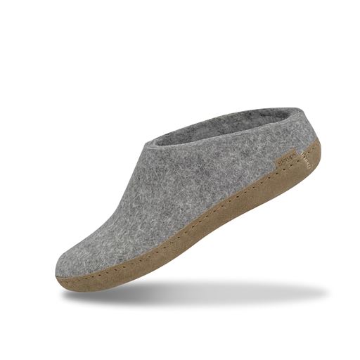 Glerups Slip-on Hjemmesko, Grå, 39
