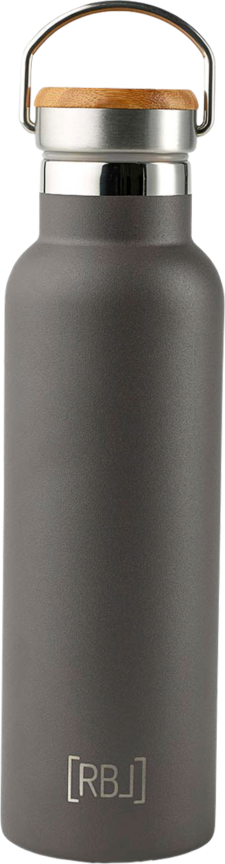 Rebel Outdoor Isolierflasche aus Edelstahl 600 ml braun