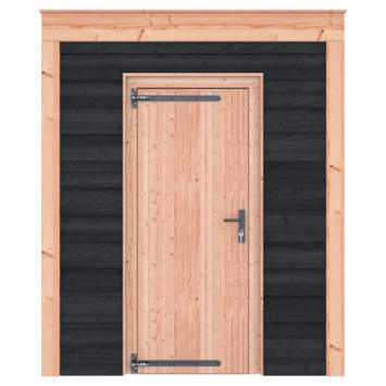 Tuinhuis Douglas Zwart Zweeds Rabat 205x255cm