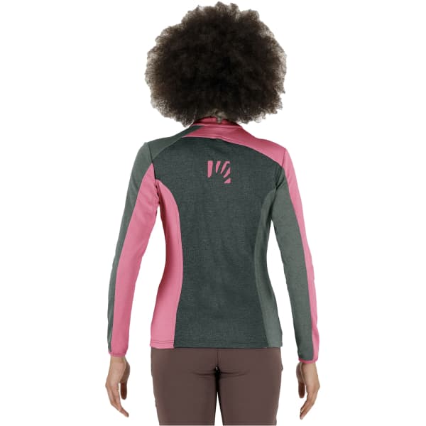 Sweat polaire ski rando KARPOS FEDERA H-Z W FLEECE JUNGLE G/FANDANGO/DUCK G.