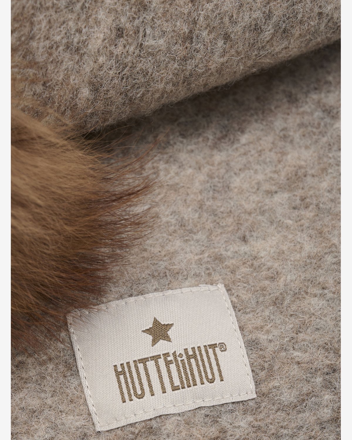 Balaclava Ull 2-Lags – Børstet Ullfleece | Alpaca Pompoms