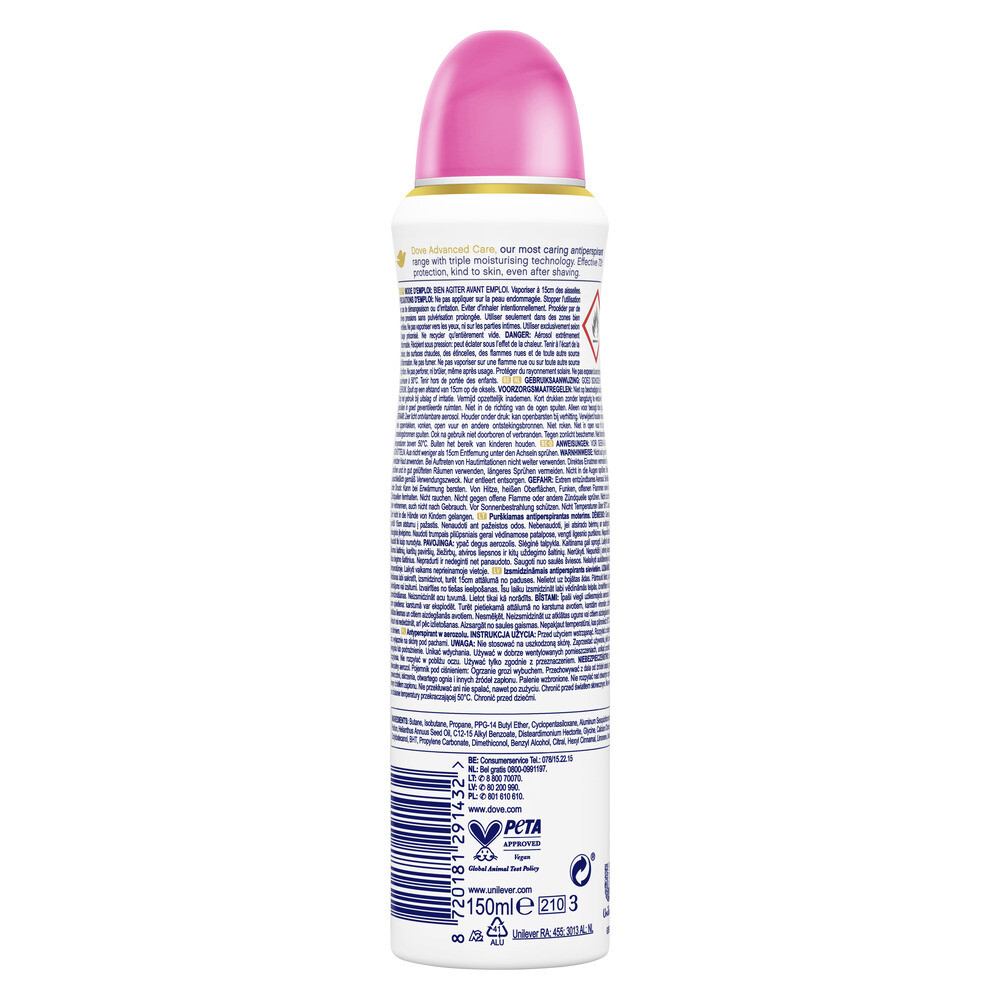 6x Dove Deodorant Spray Beauty Finish150 ml