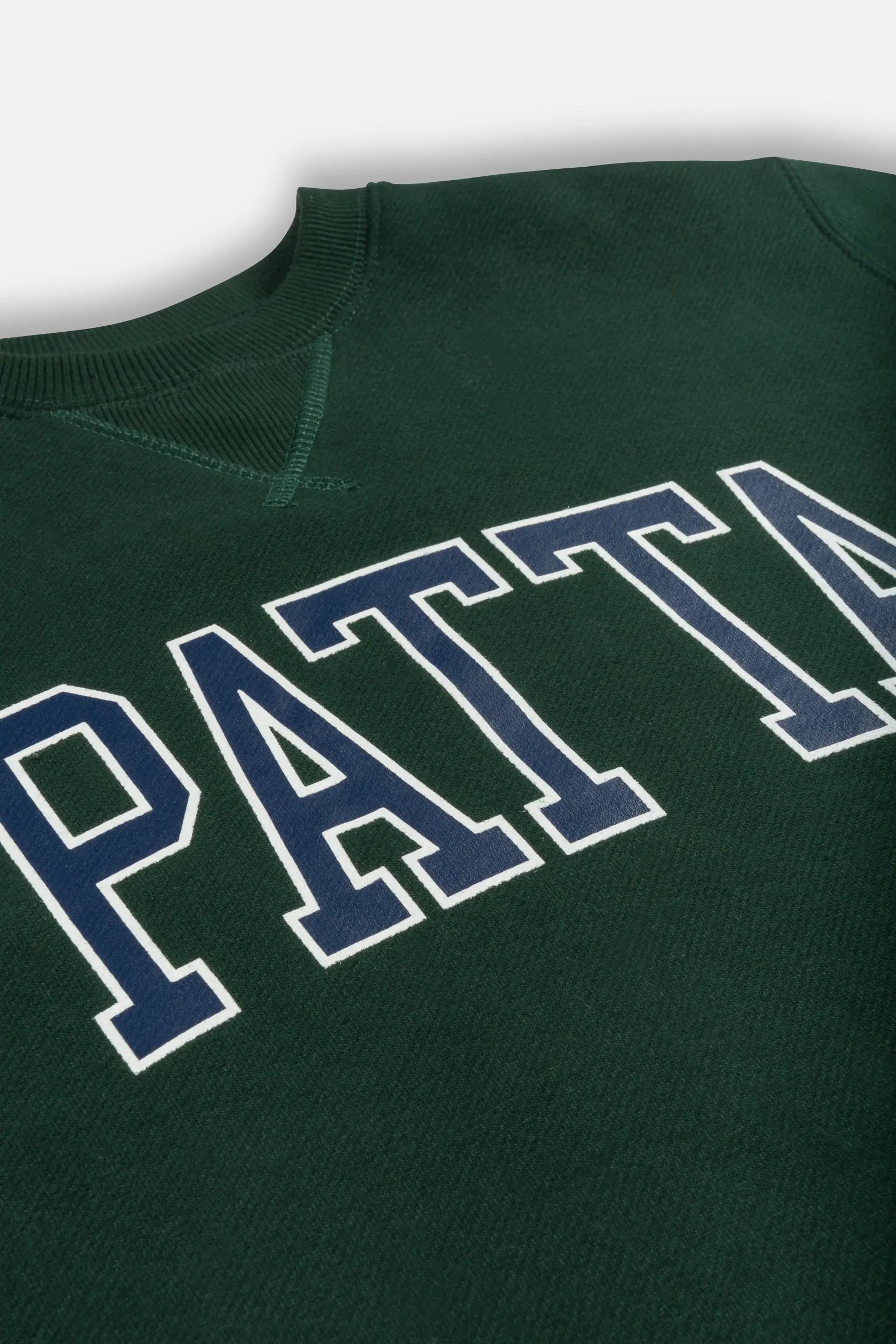 Patta Kids Arc Logo Crewneck Sweater (Pine Grove/Navy)