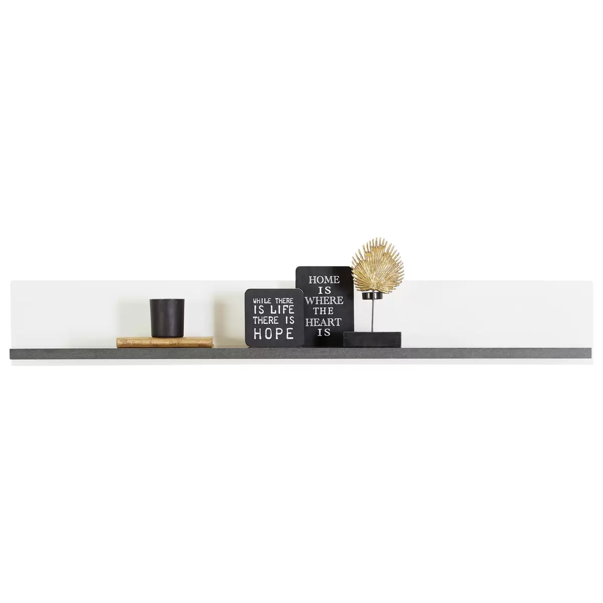 Wandboard Alassio weiss,dunkelgrau