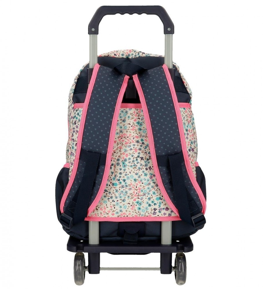 Mochila Enso Travel Time com dois compartimentos e carrinho náutico.