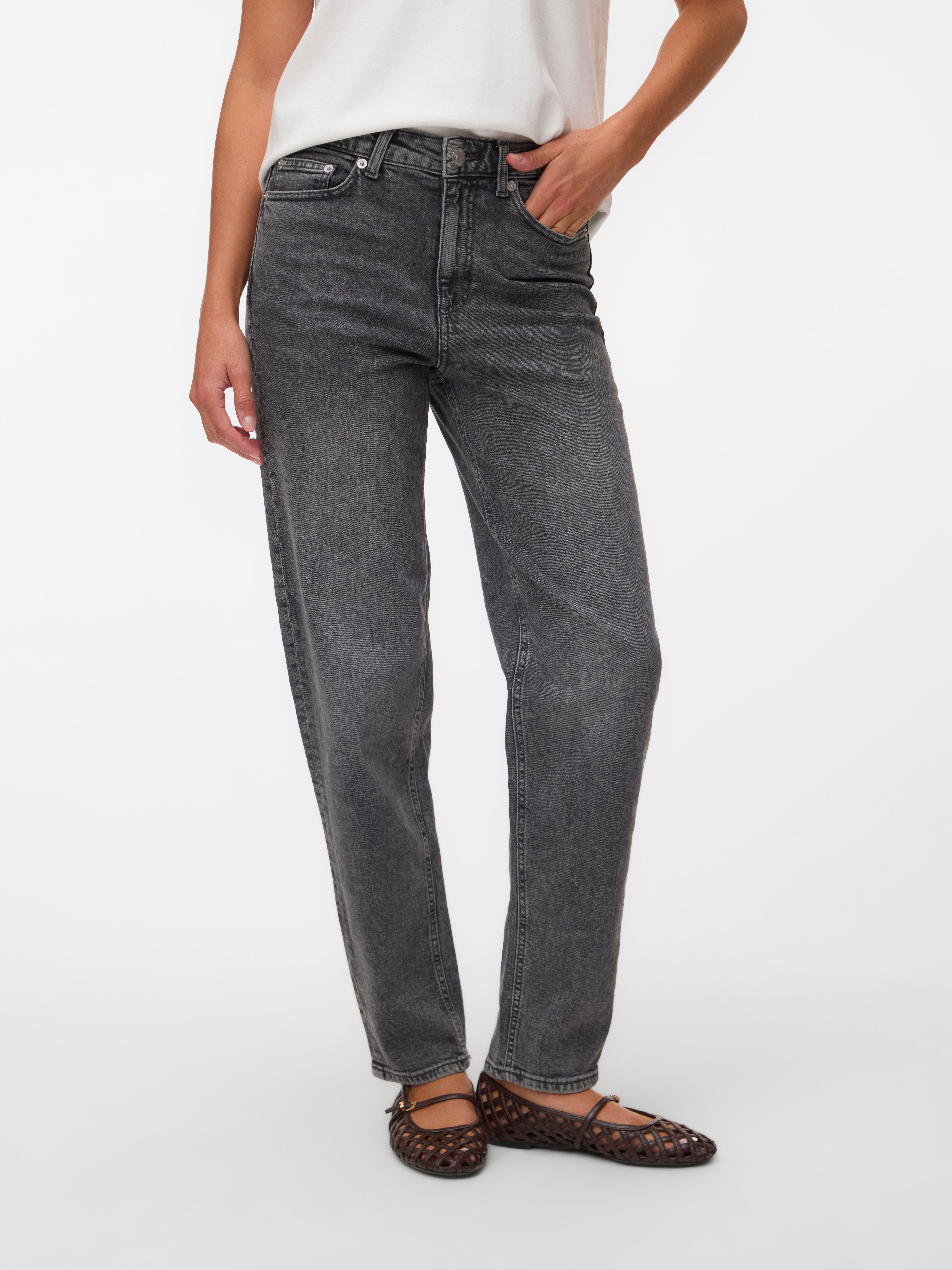 VMTESSA-STRETCH High rise Mom fit Jeans