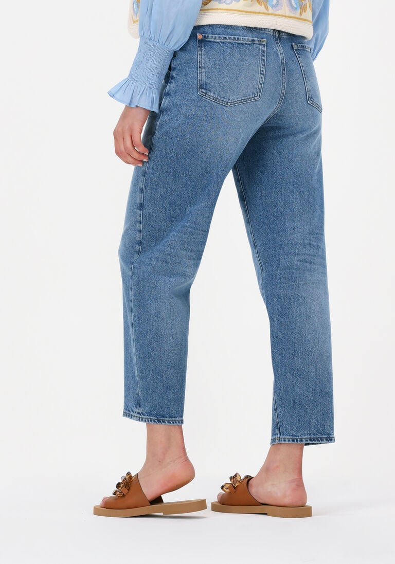 7 FOR ALL MANKIND blauwe 7 for all mankind mom jeans ease dylan