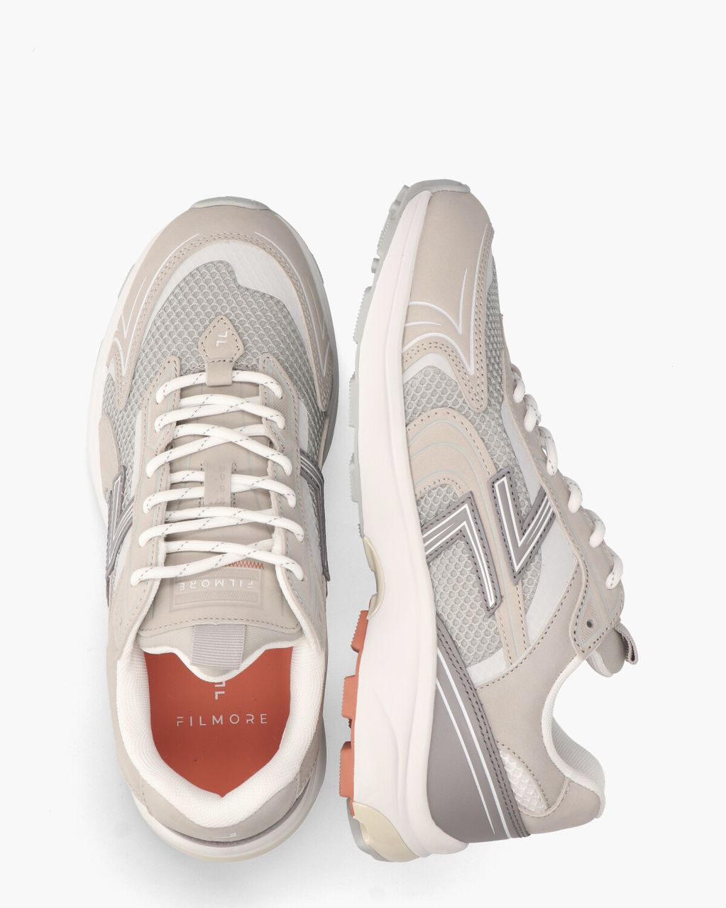 Filmore Yali Grijs Herensneakers