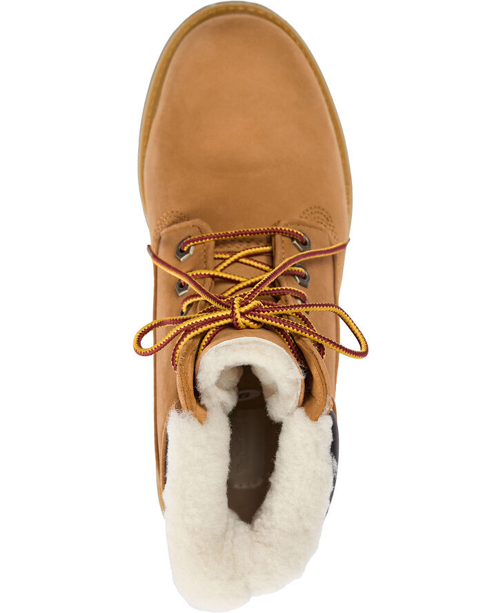 TIMBERLAND 6in Premium Shearling Lined WP Boot Wheat