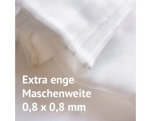 My Harvest Gewasbeschermingsnet 4 x 2 m UV-gestabiliseerd PE Gewicht ca. 65 g/m² Maaswijdte 0,8 x 0,8 mm transparant