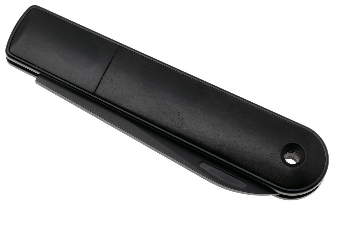 The James Brand The Wayland KN115121-00, Black CPM-S35VN, Ebony Wood zakmes