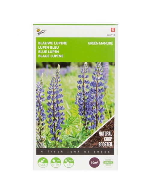 Buzzy Groenbemester Lupine Blauwe Bittere - Groenbemester - 100 g