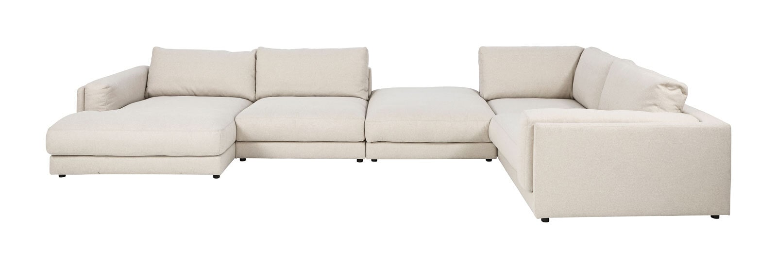 Ole Gunderson Wohnlandschaft-Kombi LASSE I 125 x 447 x 252 cm naturbeige