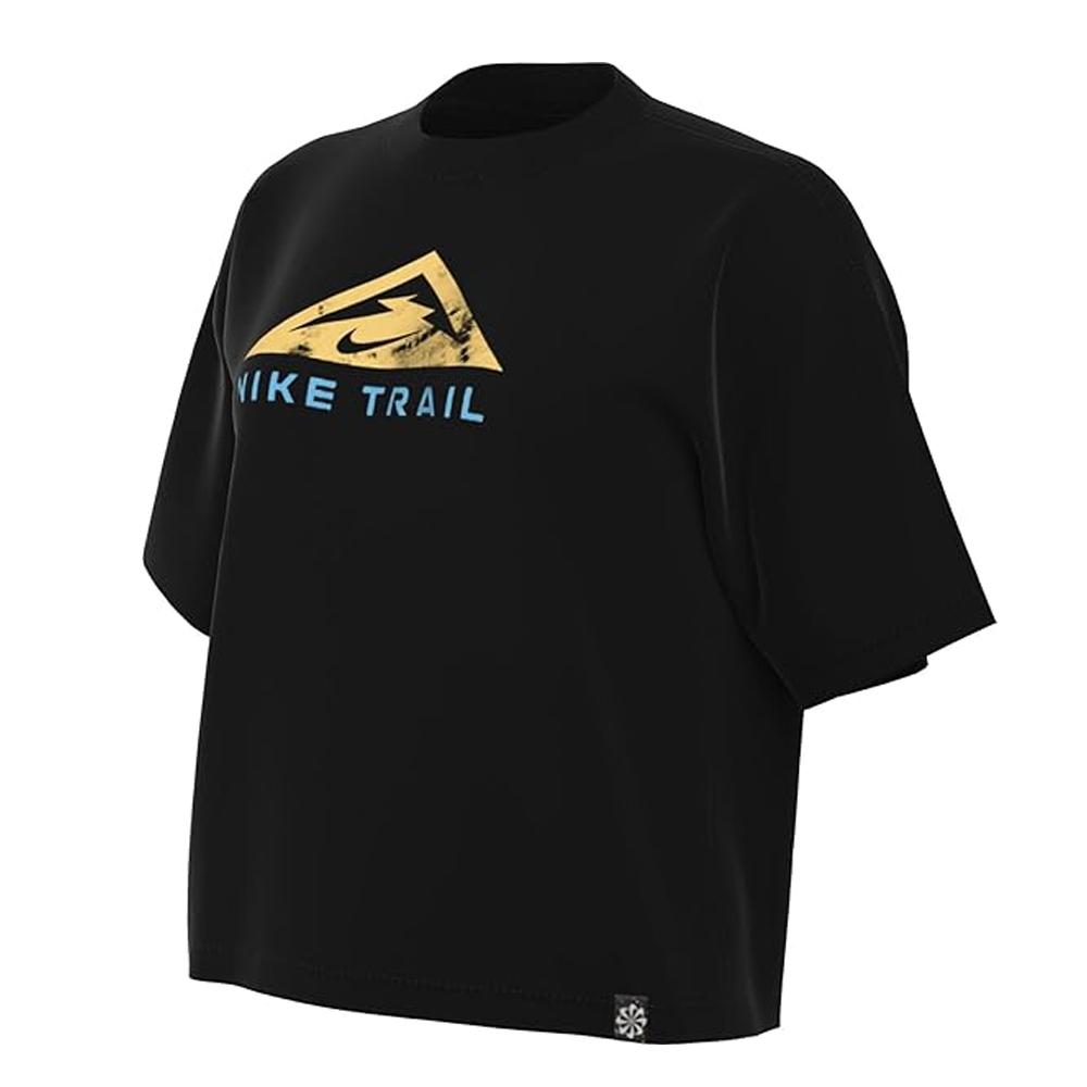 Nike T-shirt de Sport Noir Femme NikeTrail