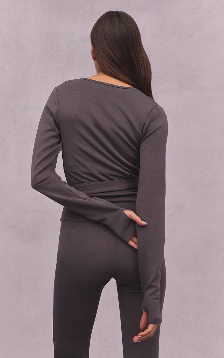 Charbon Haut Cache-cœur Ultra-doux
