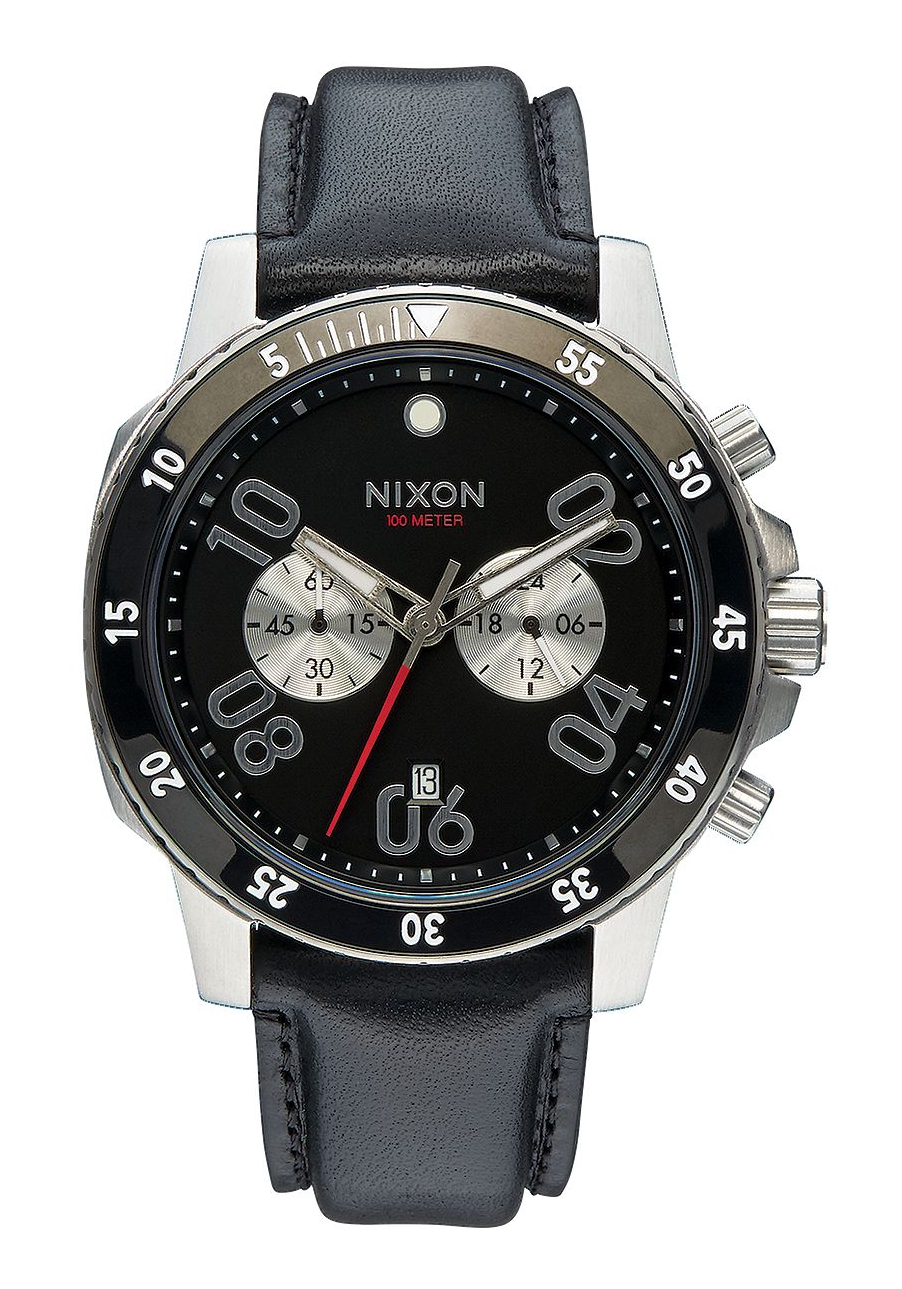 Nixon The Ranger Chrono Leather Black A940000