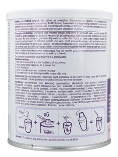 Nutricia Fortifit Poeder Aardbei 280GR