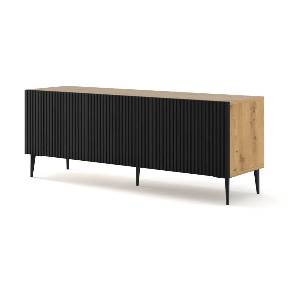 Ravenna B TV-meubel 150 3D gefreesd MDF folie mat