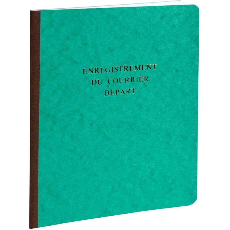 Piqûre 320X240 Courrier départ 80 pages - Vert