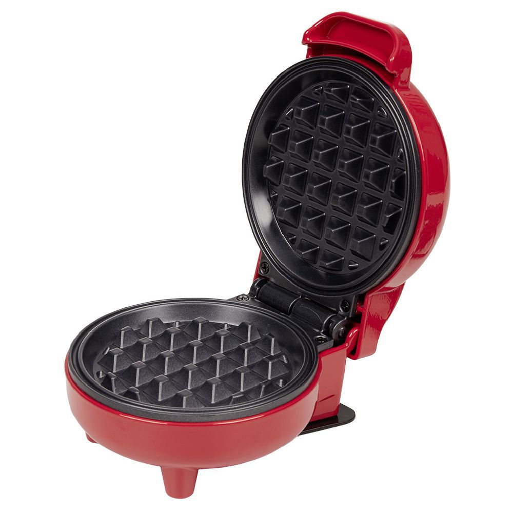Gaufrier rouge et noir 550W