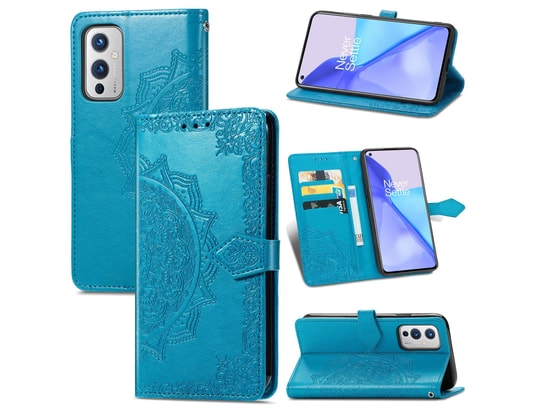 ADVANSIA - Coque smartphone Coque pour oneplus 9 blue [lotus]