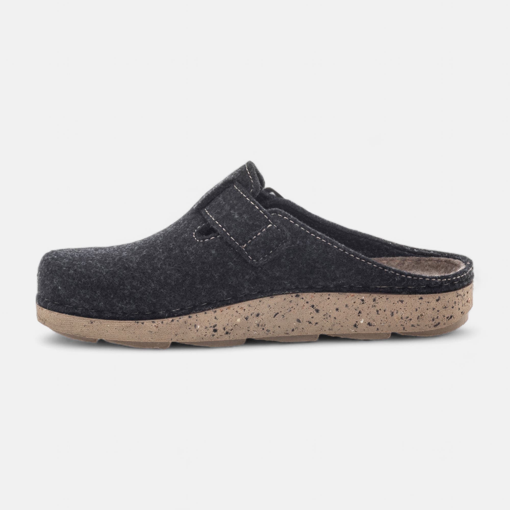 Pantoufles mules Homme anthracite