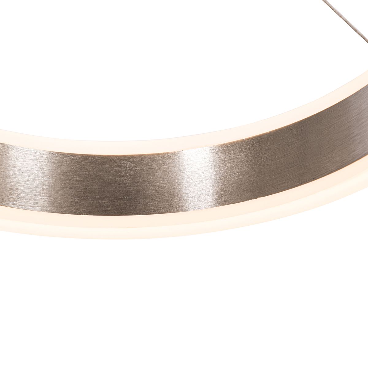 Hanglamp staal rond incl. LED 3-staps dimbaar 3-lichts - Lyani