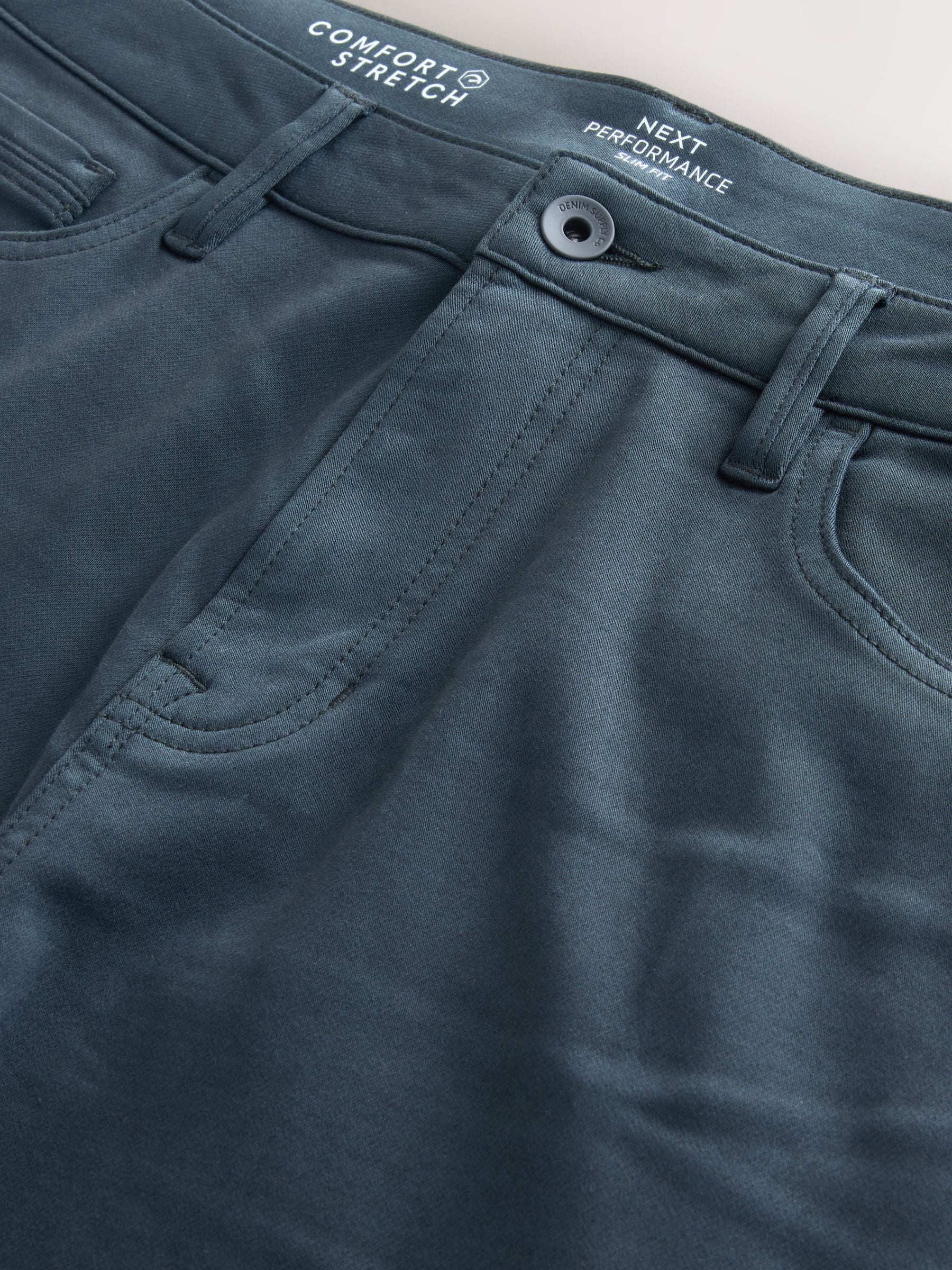Blauw - Comfortabele stretchjeans