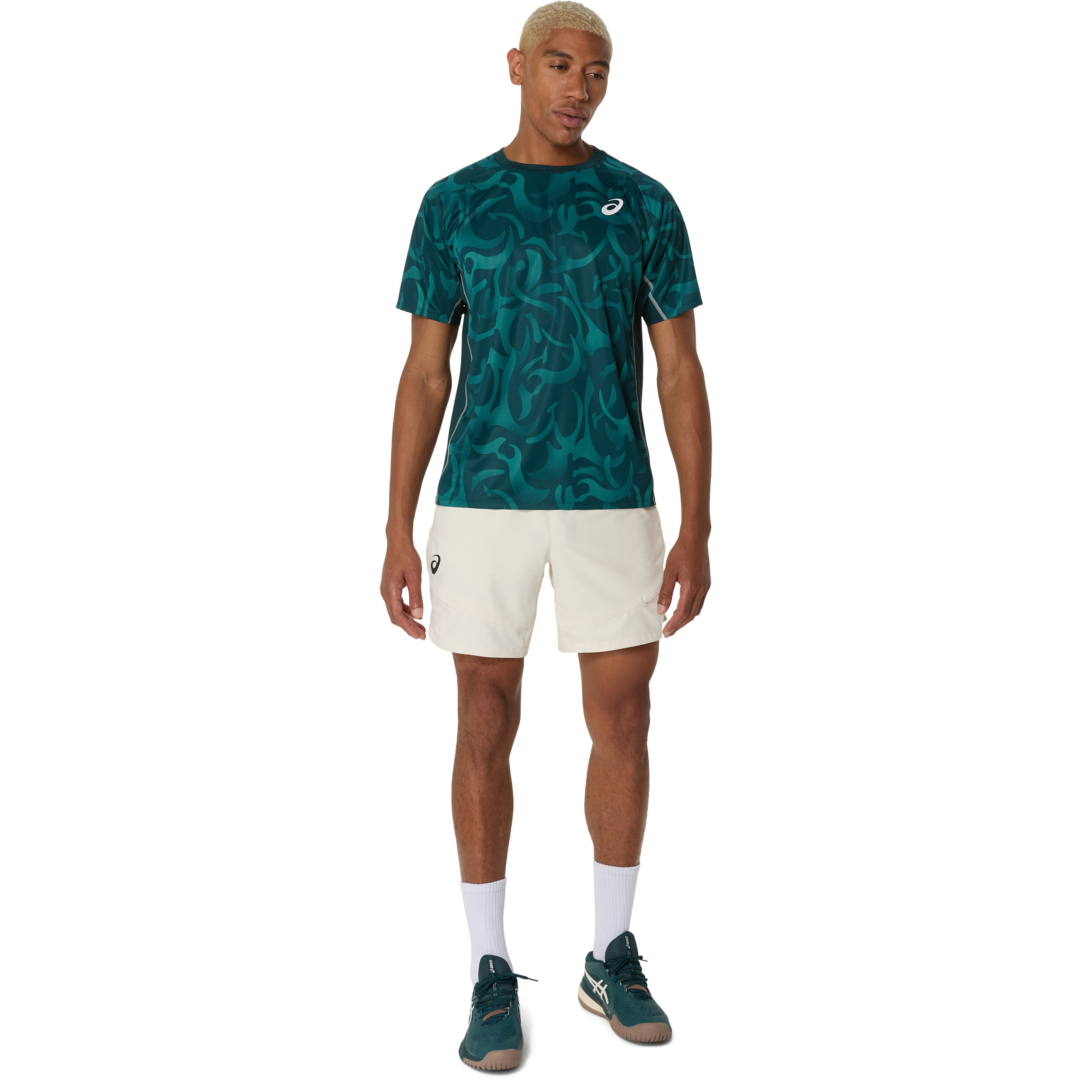 ASICS Game T-shirt Hommes - Vert Foncé