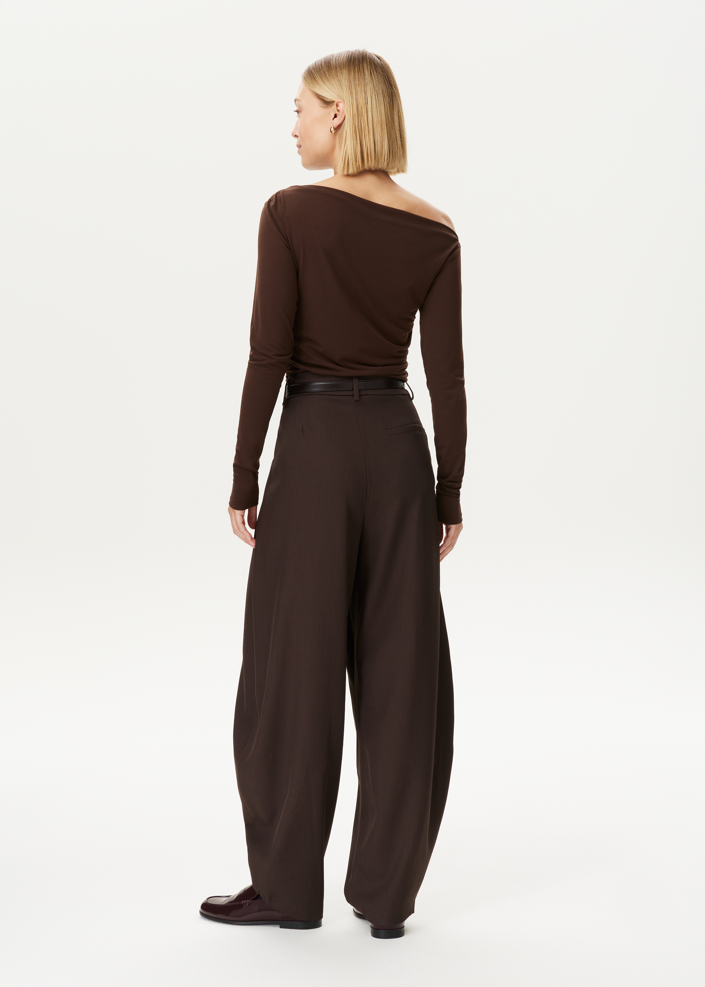 Barrel leg pantalon