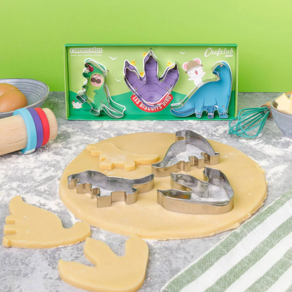 CHEFCLUB KIDS -EMPORTE PIECES LES BISCUITS DINO