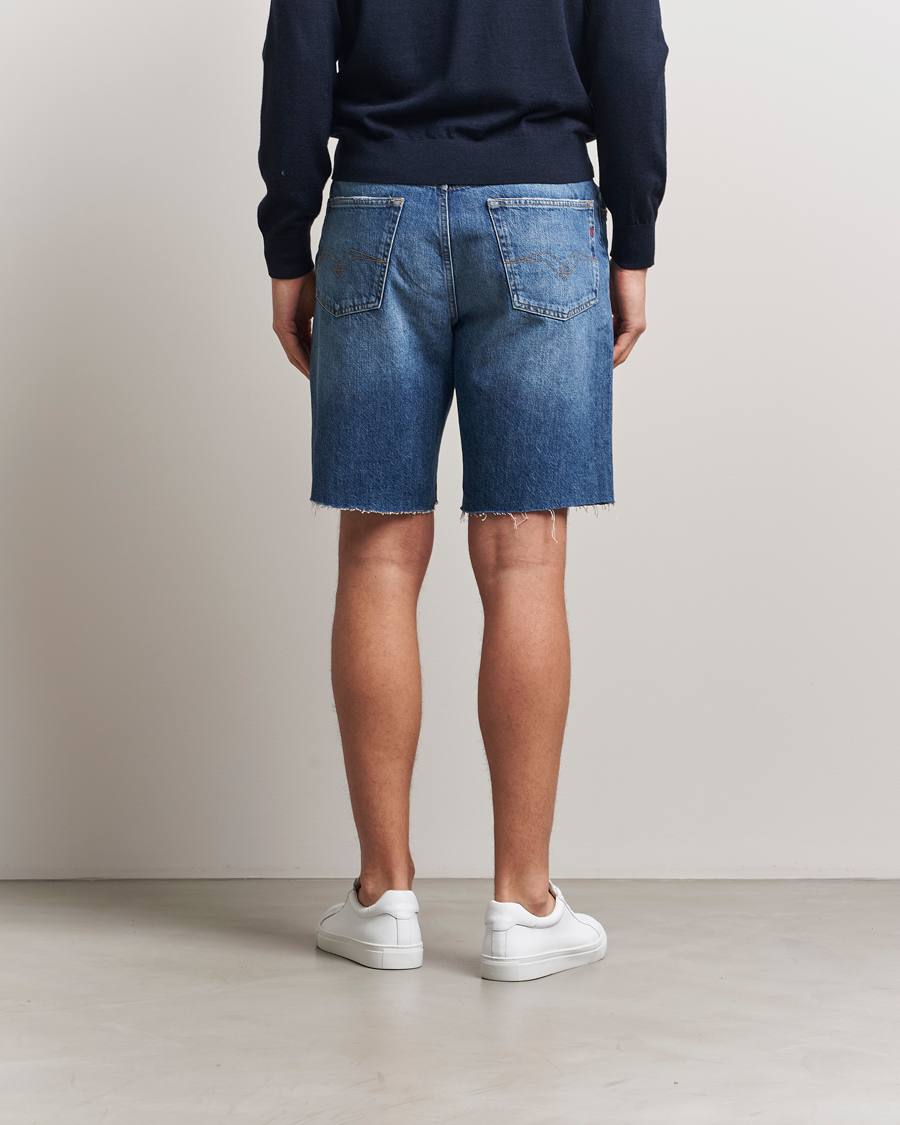 Replay 901 Original Denim Shorts Light Blue