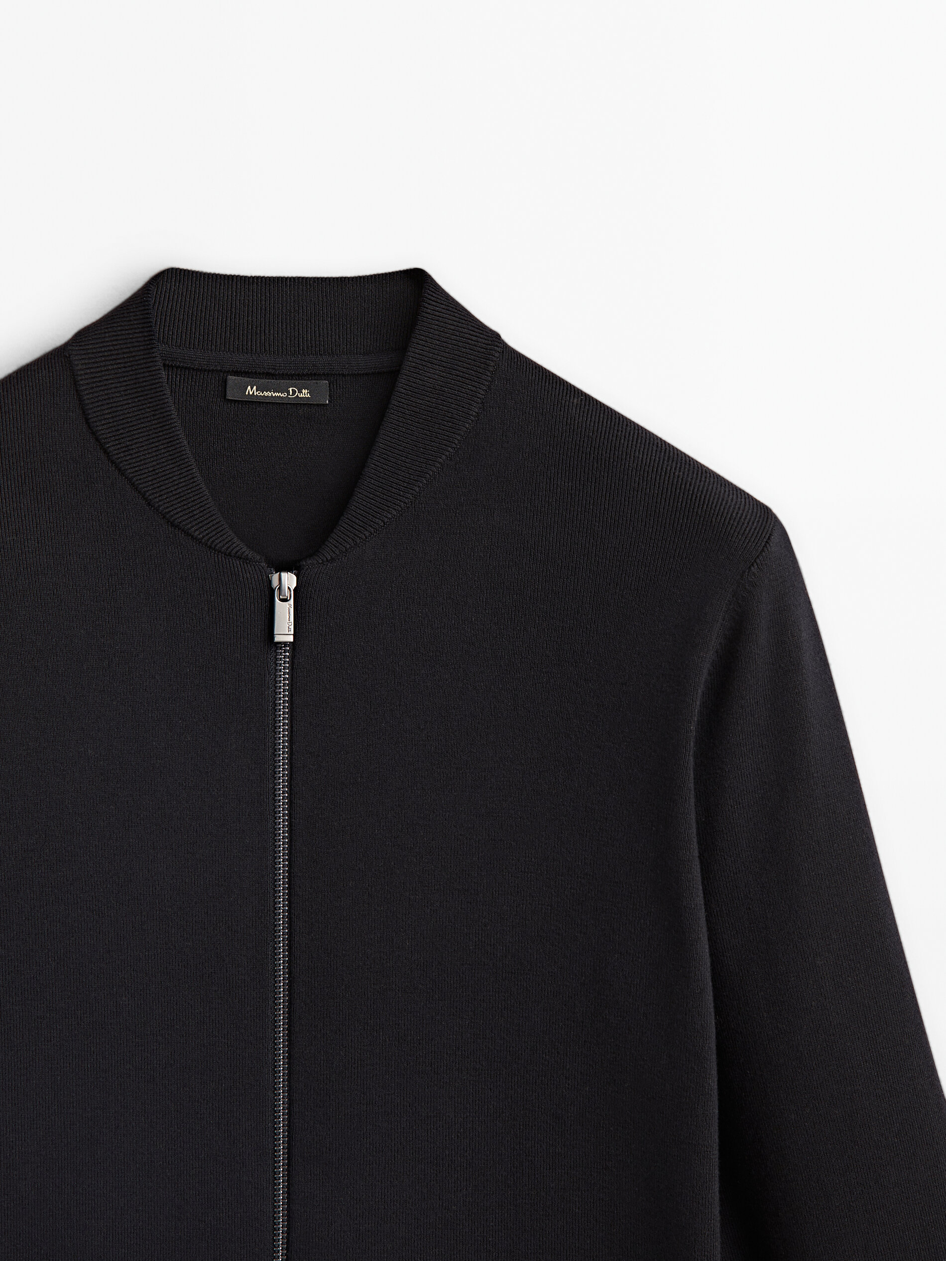Cardigã estilo bomber - AZUL MARINHO