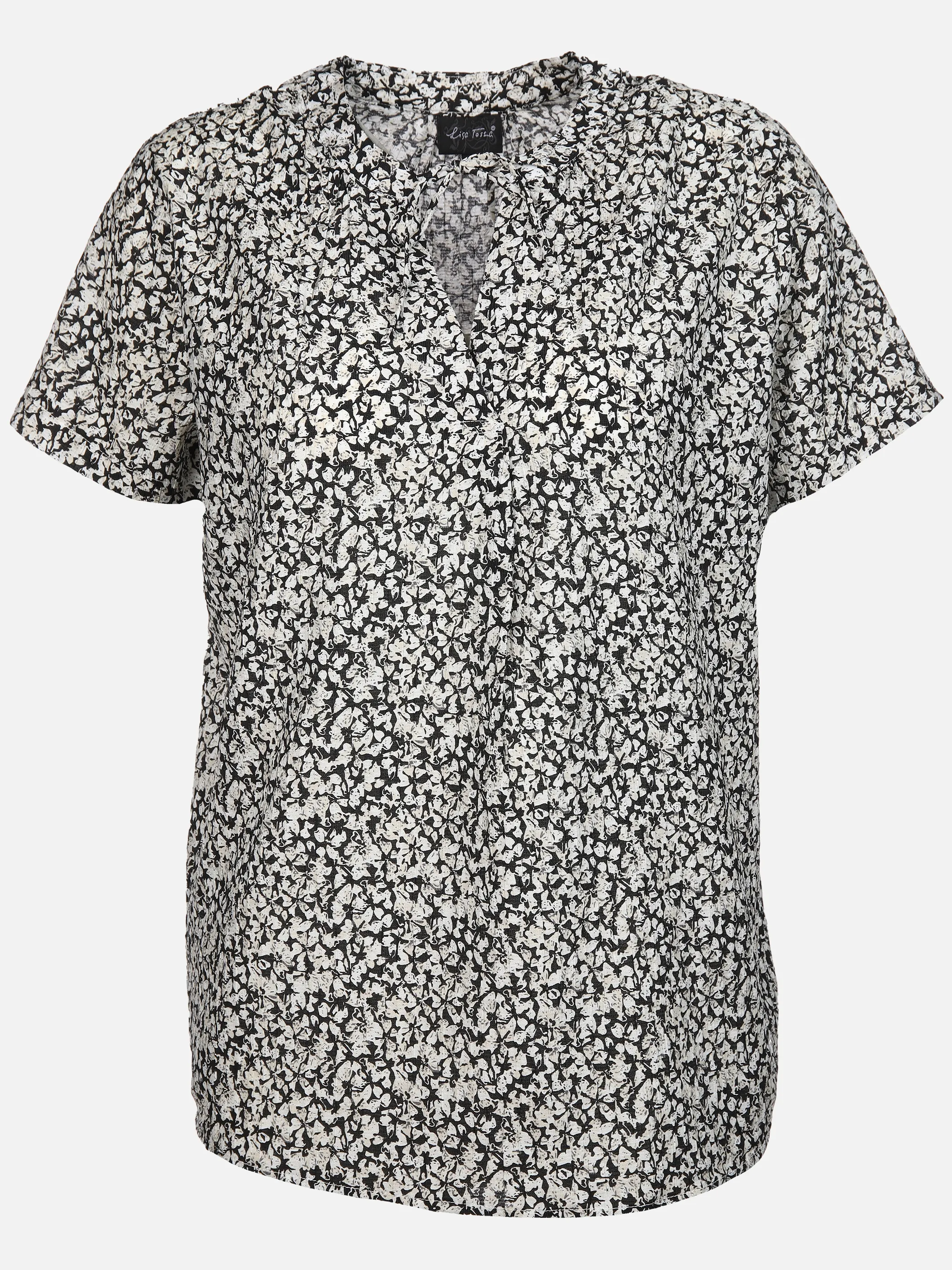 Damen Halbarmbluse mit Alloverprint