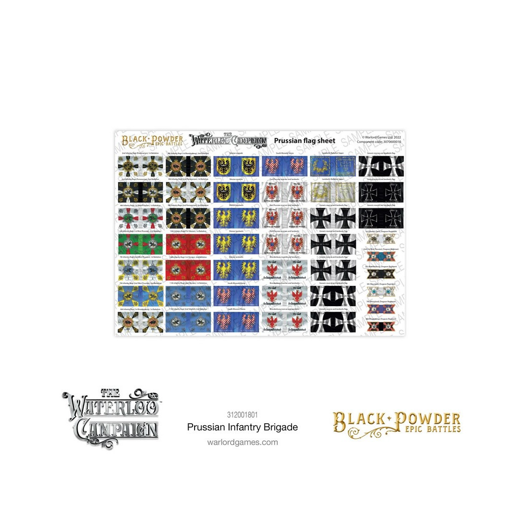 Black Powder Epic Battles : Waterloo - Prussian Infantry Brigade
