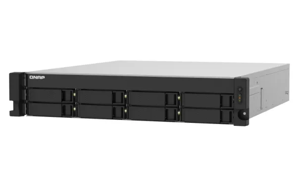 [OUTLET] - QNAP TS-832PXU - NAS-server - 8 bays - rackversion - SATA 6Gb/s - RAID RAID 0, 1, 5, 6, 10, 50, JBOD, 60 - RAM 4 GB - Gigabit Ethernet / 2.5 Gigabit Ethernet / 10 Gigabit Ethernet - iSCSI support - 2U