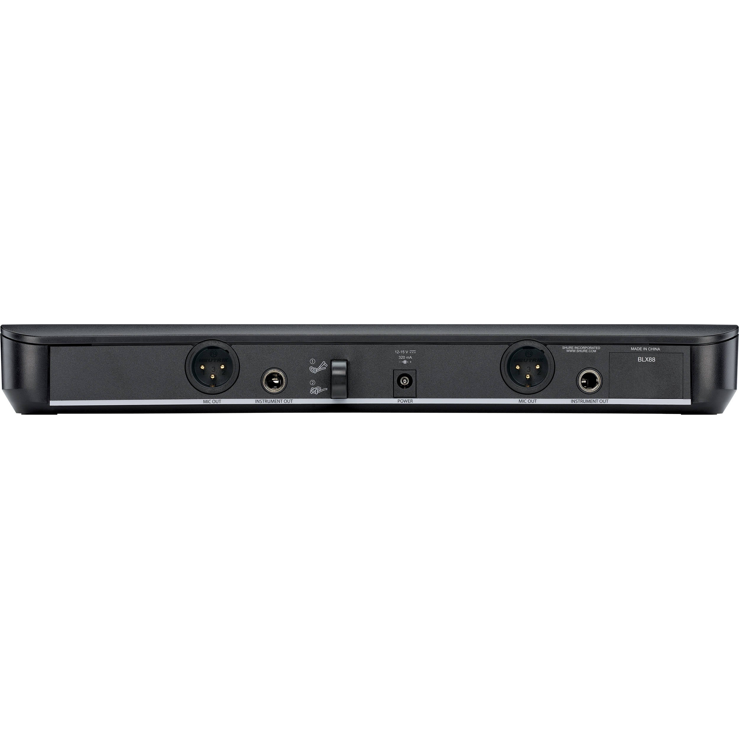 Shure BLX288E/SM58-H8E draadloos handheld systeem (518 - 542 MHz)